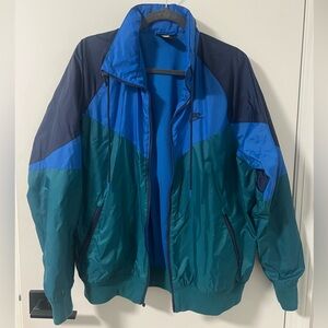 Nike Men's blue & green Windbreaker